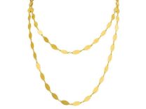 Gurhan CHN-100-LF10-AA-NV "Willow" 24K Gold Long Medium Single Strand Necklace
