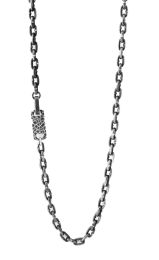 King Baby K51-5033-24 Boat Link Necklace with Hook Clasp - 24" Length
