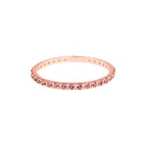 Kimberly Collins RI-ET-PSA-RD-R Rose Gold Pink Sapphire Eternity Band