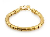 Gurhan VB1-2-L "Vertigo" 24K Gold Very Wide Smooth Single Strand Bracelet